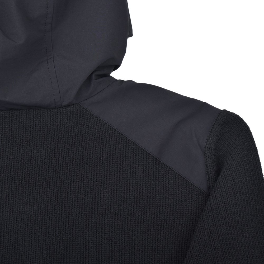 HERNO ヘルノ パフィコットン ミドルゲージ フード付 ニット 【国内