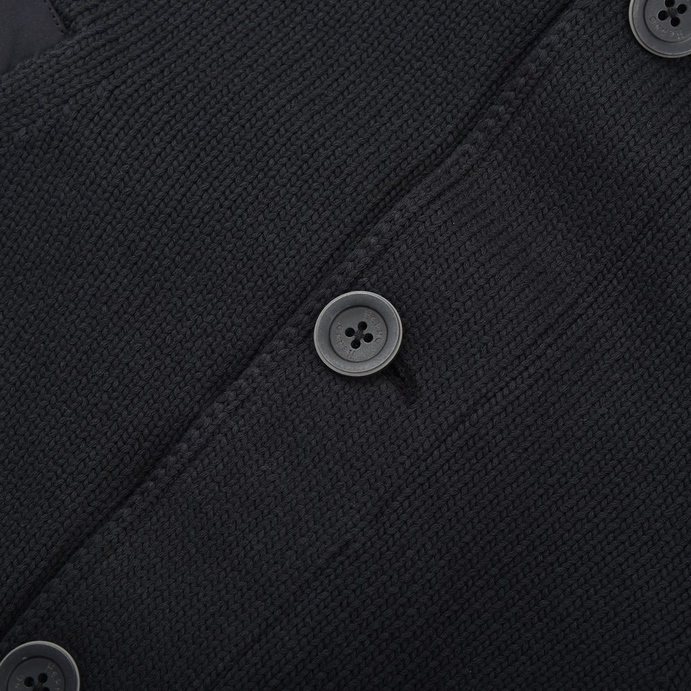 HERNO ヘルノ パフィコットン ミドルゲージ フード付 ニット 【国内