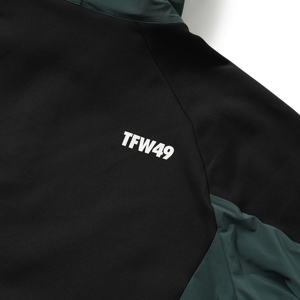 TFW49 ティーエフダブリュー49 COMBINATION HOODIE コンビネーション フーディー T042420010 BK×GR