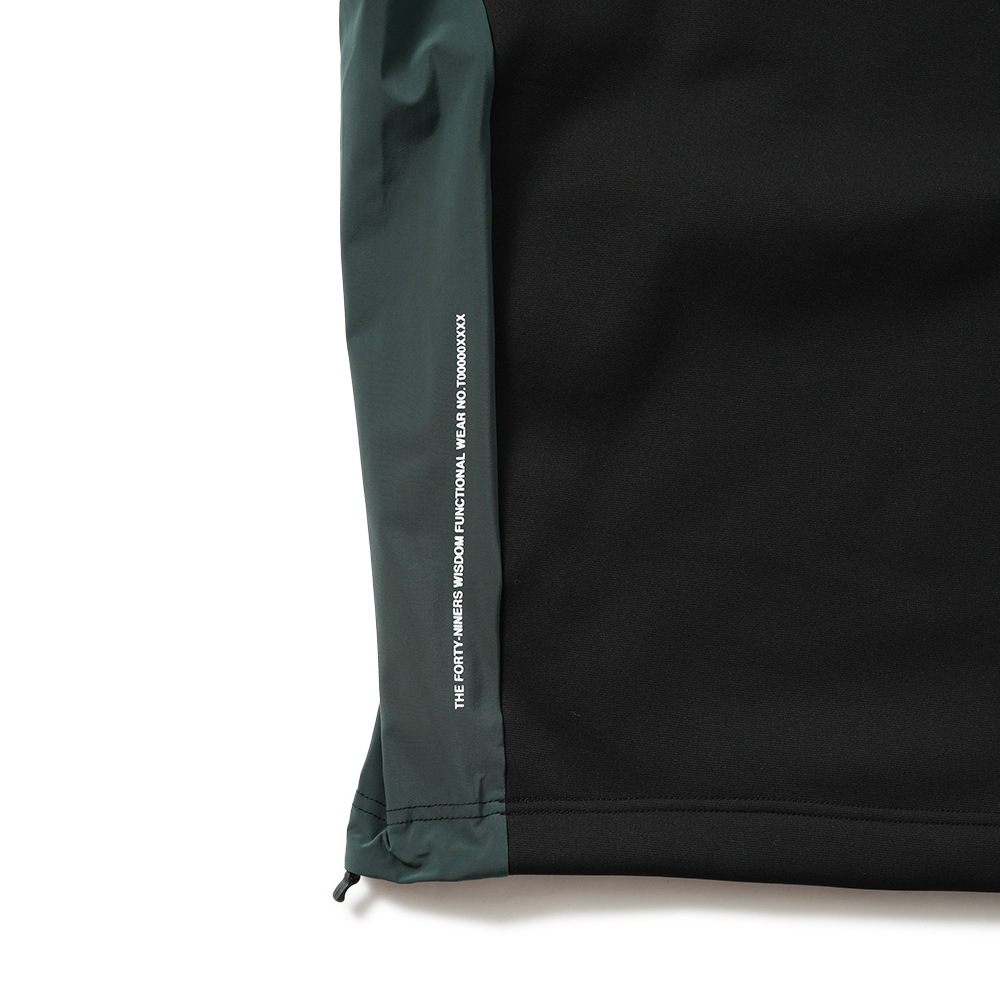 TFW49 ティーエフダブリュー49 COMBINATION HOODIE コンビネーション フーディー T042420010 BK×GR