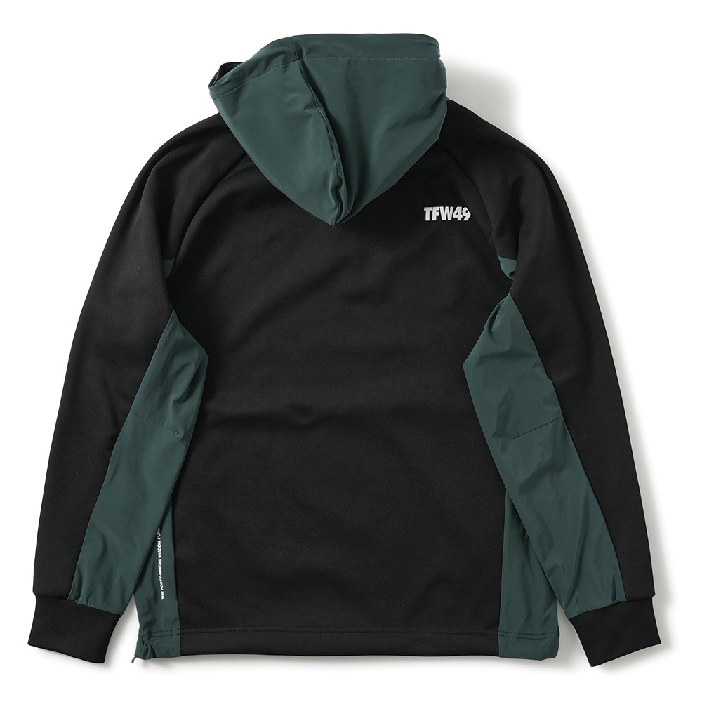 TFW49 ティーエフダブリュー49 COMBINATION HOODIE コンビネーション フーディー T042420010 BK×GR