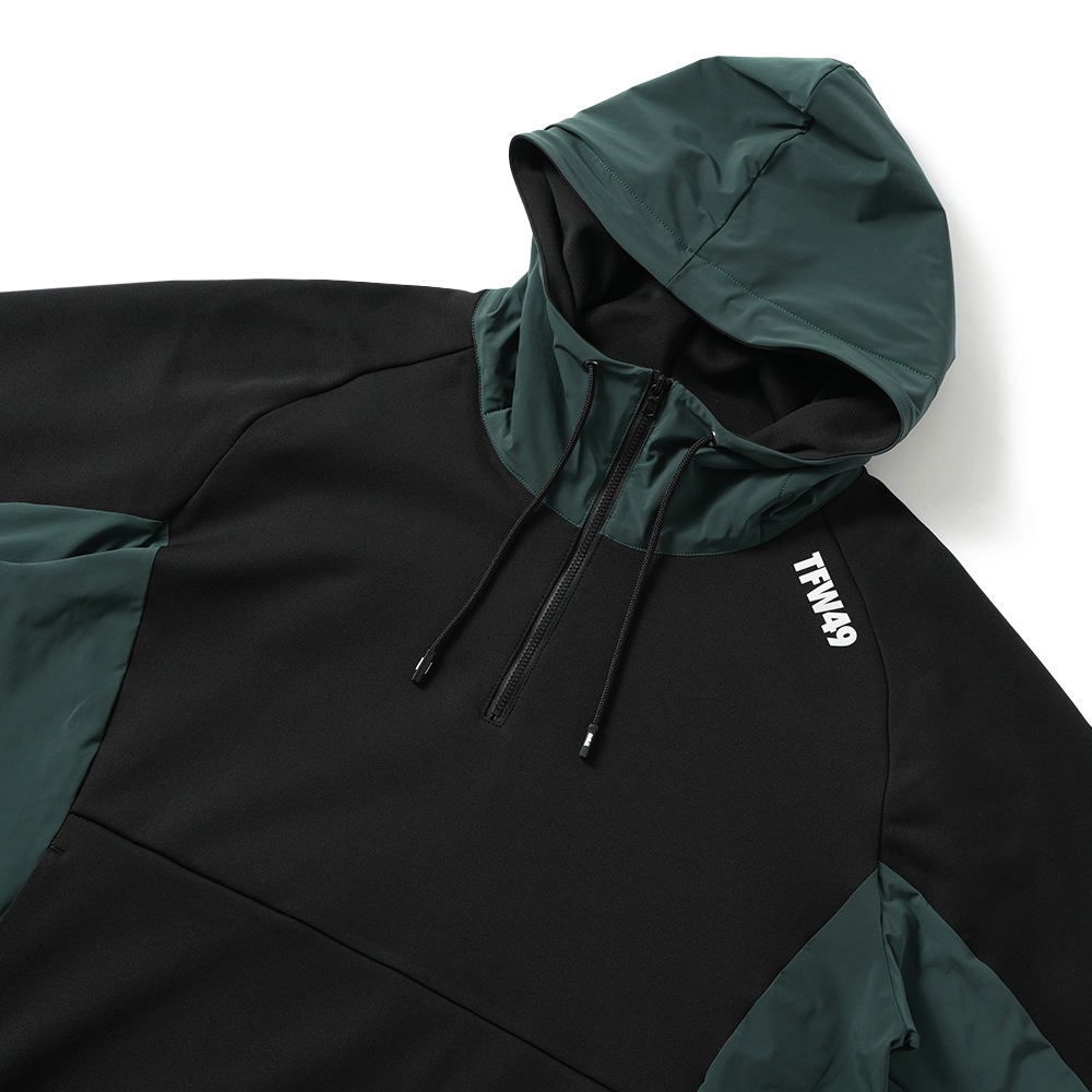 TFW49 ティーエフダブリュー49 COMBINATION HOODIE コンビネーション フーディー T042420010 BK×GR
