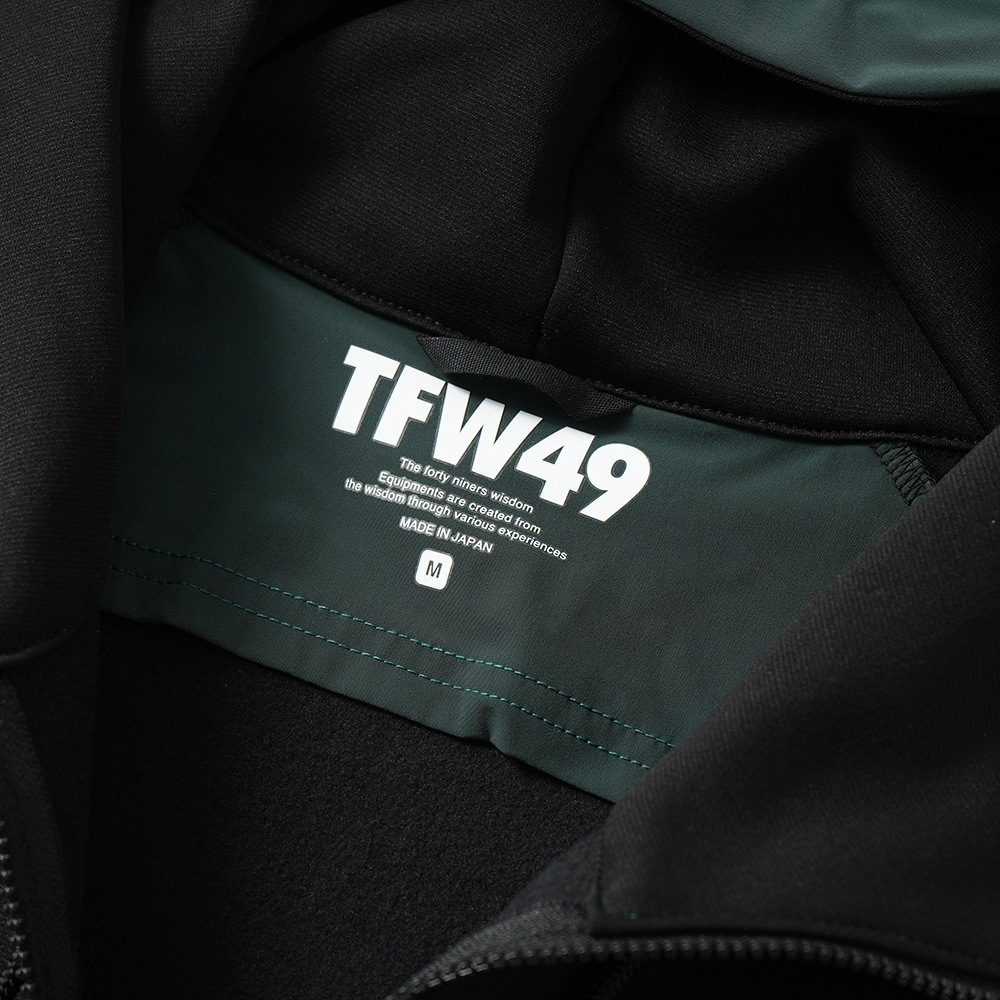 TFW49 ティーエフダブリュー49 COMBINATION HOODIE コンビネーション フーディー T042420010 BK×GR