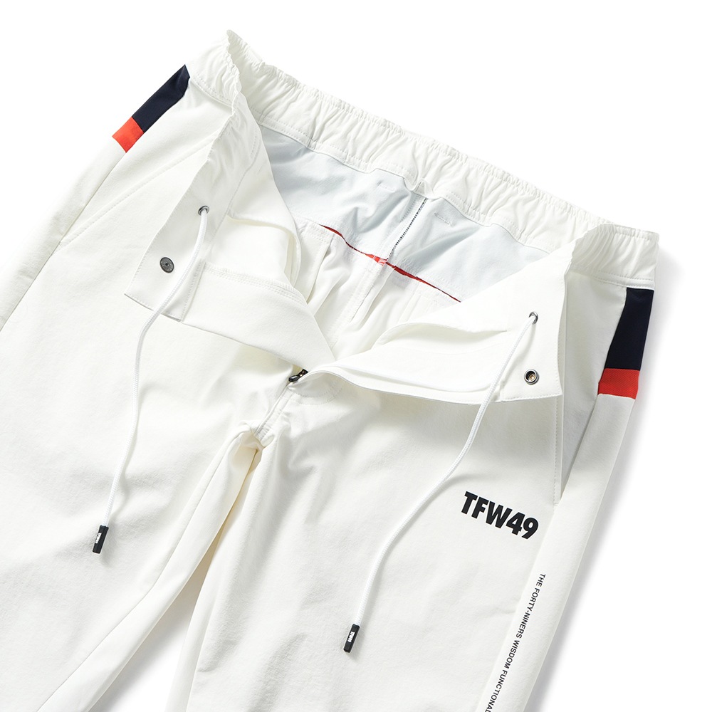 TFW49 ティーエフダブリュー49 NYLON 2WAY STRETCH PANTS ナイロン 2way ストレッチパンツ T072510003 WHITE