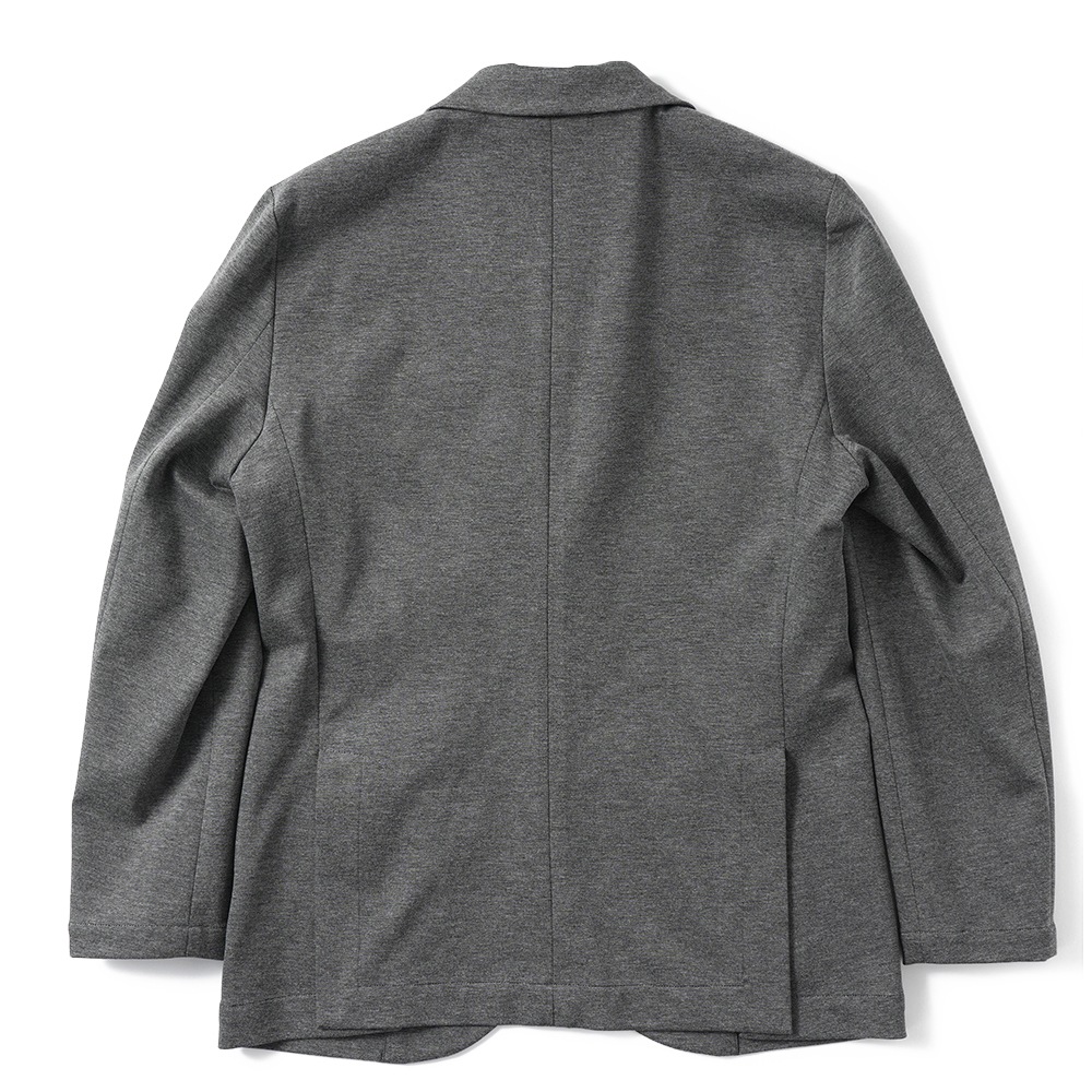 giab's ARCHIVIO ジャブスアルキヴィオ STROZZI/L A5666 ストロッツィ ニューウォッシャブルジャージー 2B ジャケット GREY