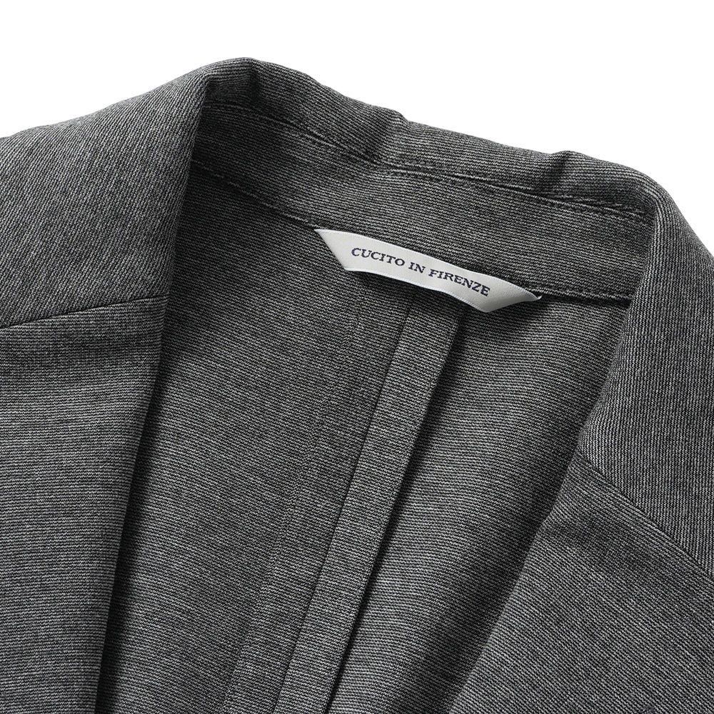 giab's ARCHIVIO ジャブスアルキヴィオ STROZZI/L A5666 ストロッツィ ニューウォッシャブルジャージー 2B ジャケット GREY