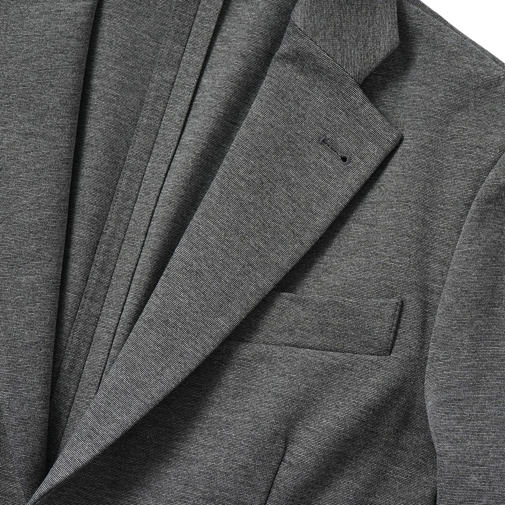 giab's ARCHIVIO ジャブスアルキヴィオ STROZZI/L A5666 ストロッツィ ニューウォッシャブルジャージー 2B ジャケット GREY