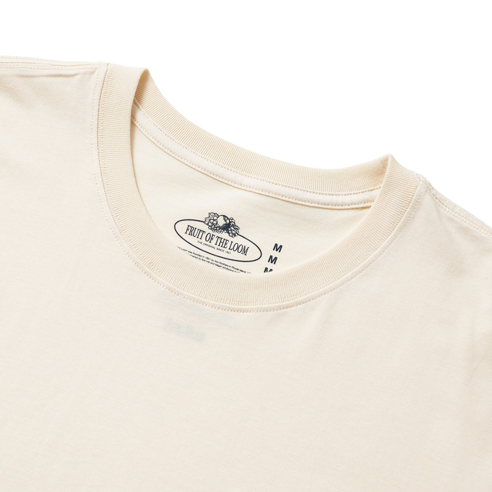 FRUIT OF THE LOOM × BLUE BLUE オーガニックコットン2パックCNポケットTシャツ26 NATURAL