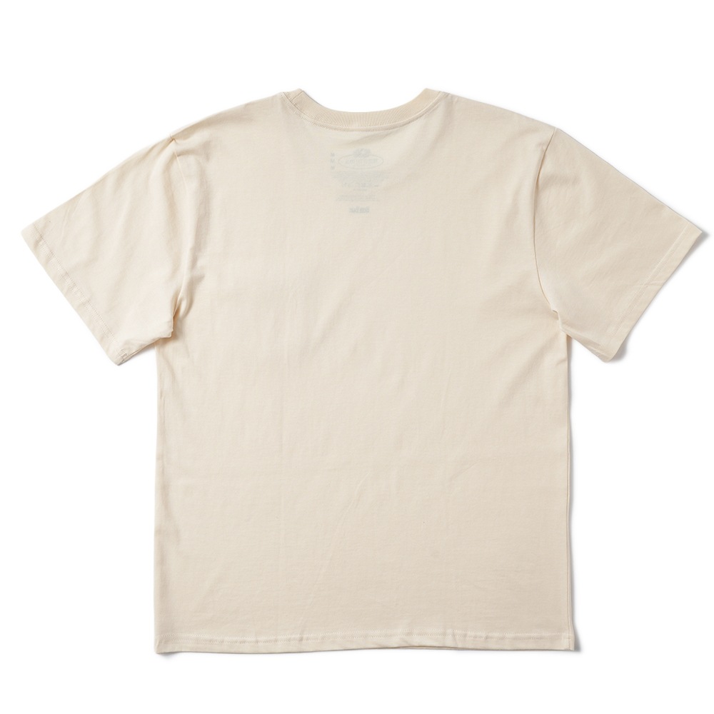 FRUIT OF THE LOOM × BLUE BLUE オーガニックコットン2パックCNポケットTシャツ26 NATURAL