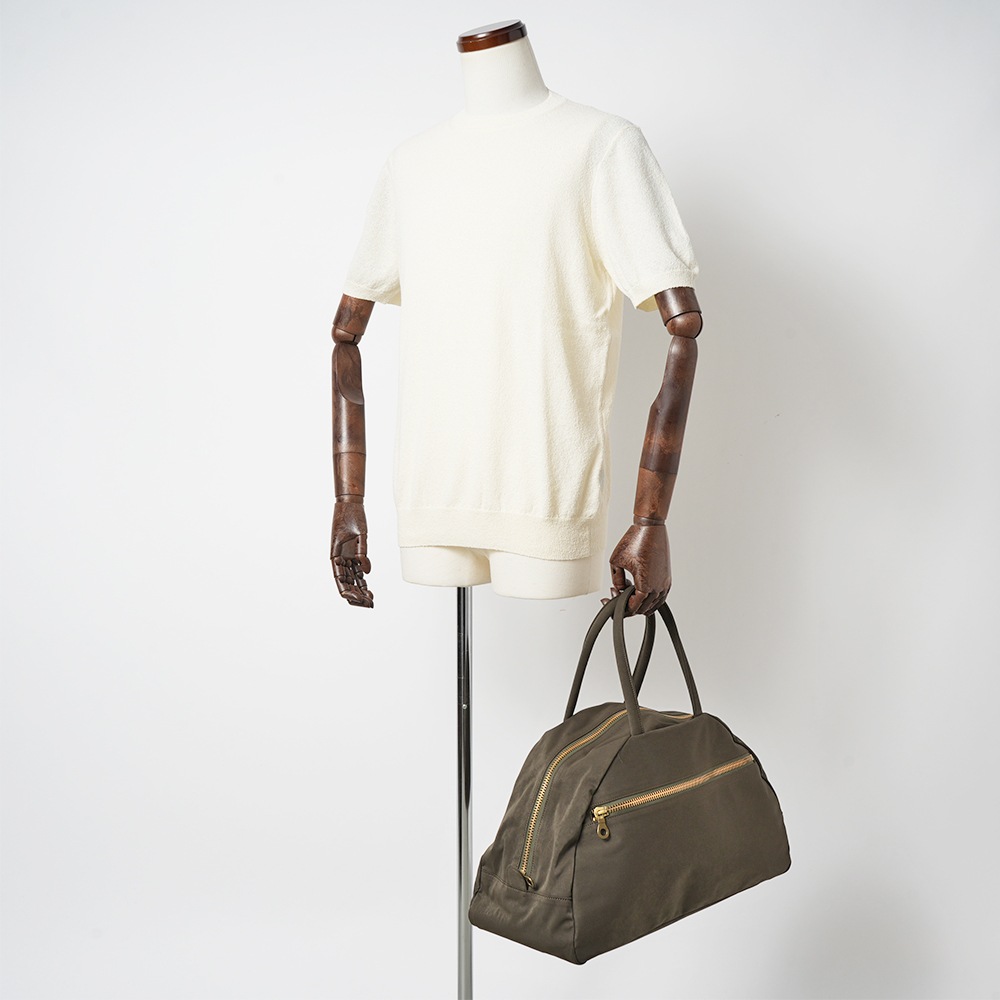 JAS M.B. ジャス エムビー Boston ボストン ミリクロス ボストンバッグ Army Khaki