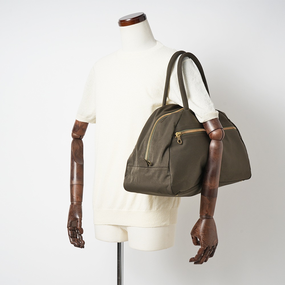 JAS M.B. ジャス エムビー Boston ボストン ミリクロス ボストンバッグ Army Khaki