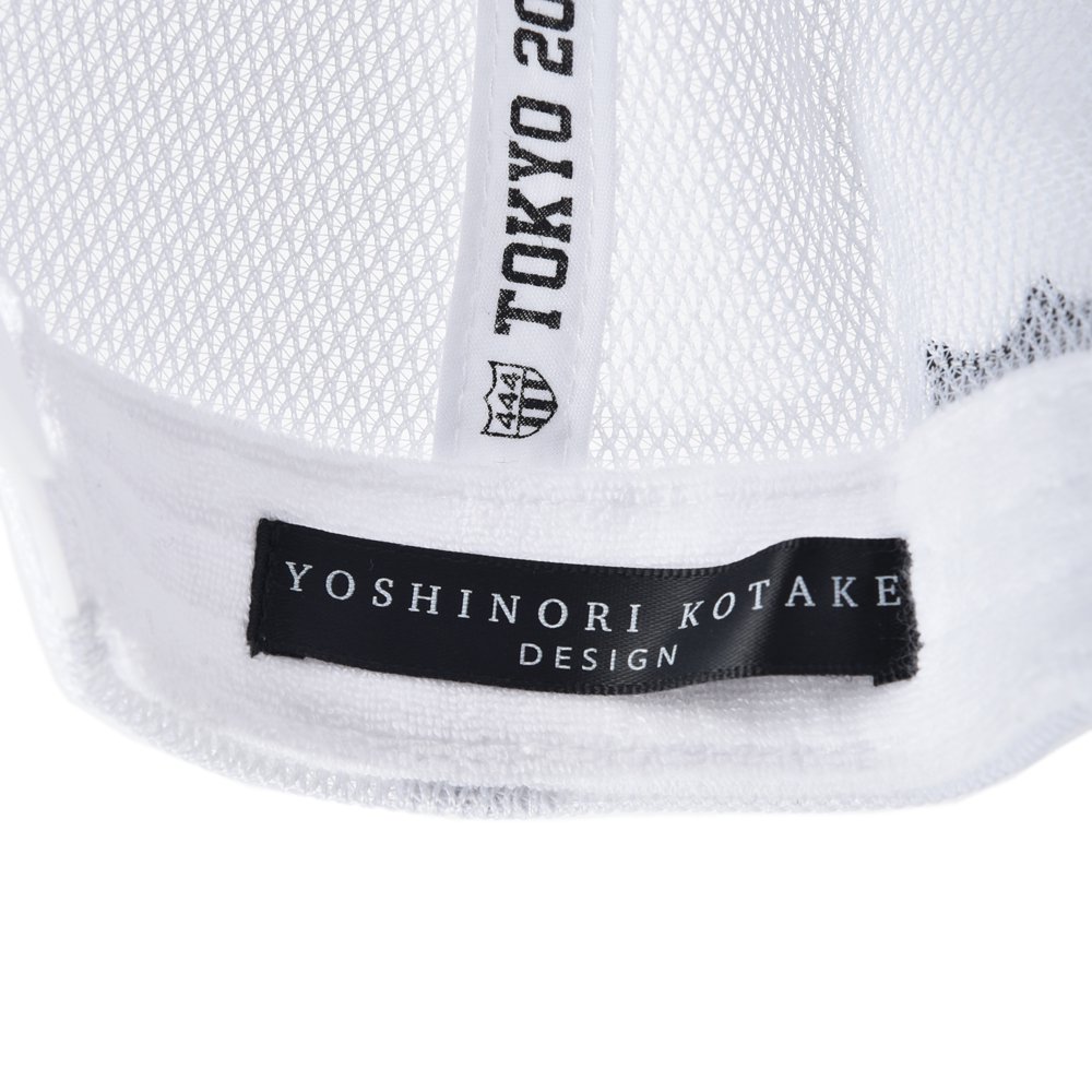 YOSHINORI KOTAKE ヨシノリコタケ ワッペン メッシュキャップ YOSHINORI KOTAKE DESIGN 新品 ヨシノリコタケ 2TONE 444LOGO