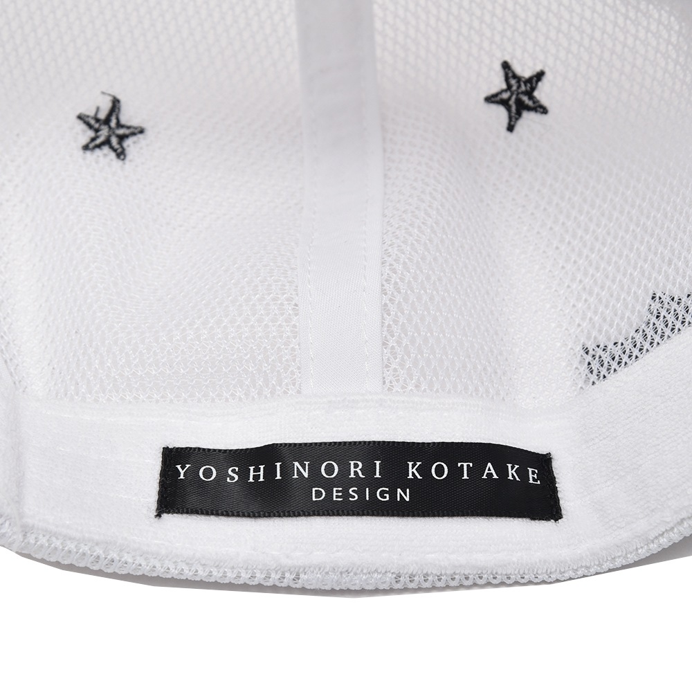 YOSHINORI KOTAKE DESIGN ヨシノリコタケデザイン キャップ YK3DE-VSTAR WHT/WHT