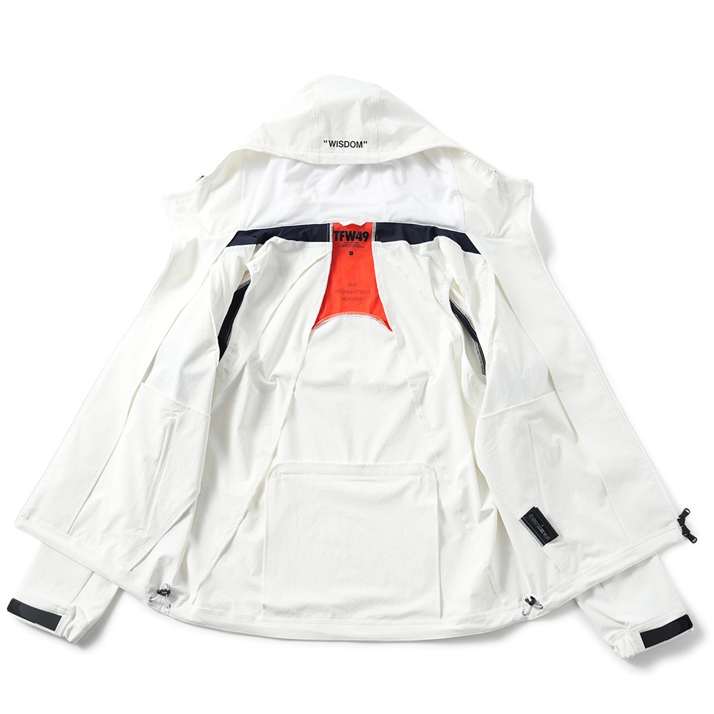 TFW49 ティーエフダブリュー49 DETACHABLE 2WAY JACKET デタッチャブル 2way ジャケット T042510003 WHITE