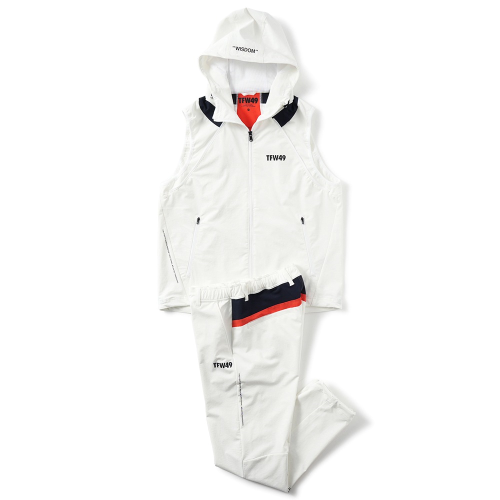 TFW49 ティーエフダブリュー49 DETACHABLE 2WAY JACKET デタッチャブル 2way ジャケット T042510003 WHITE