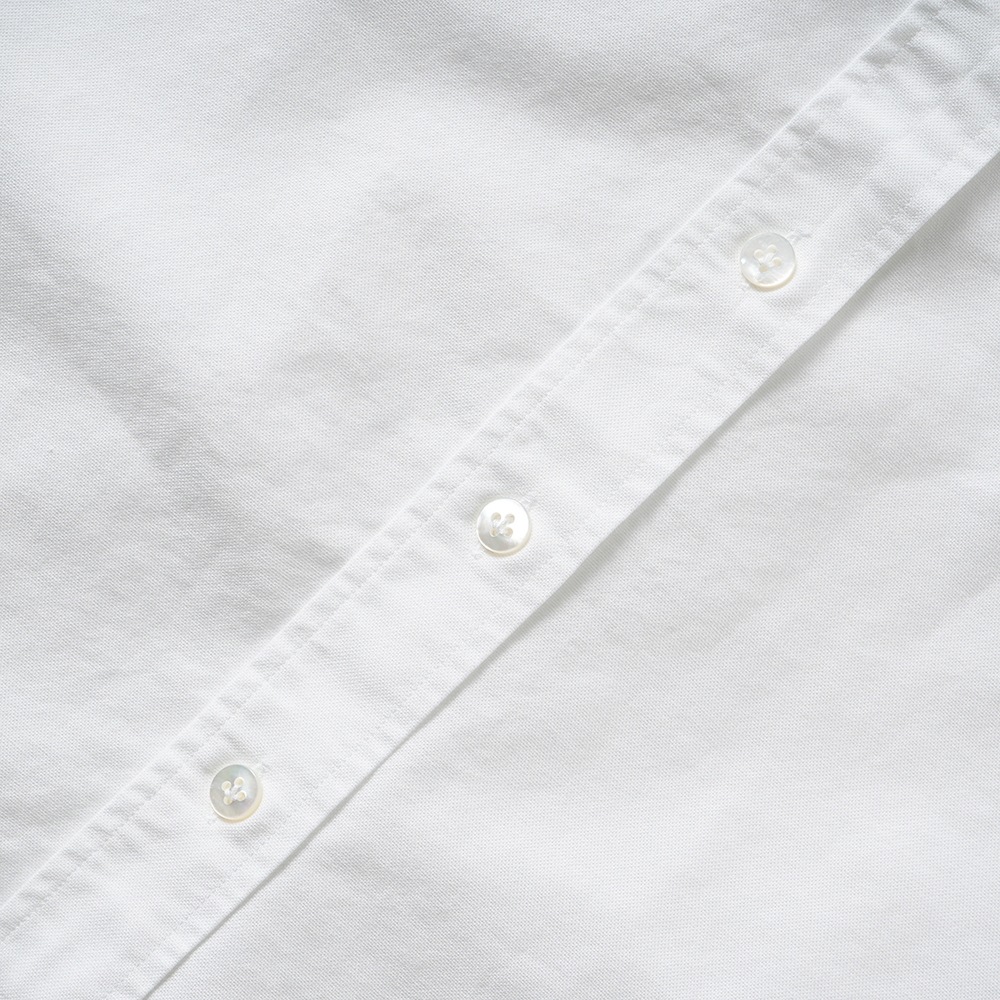 Finamore フィナモレ LISAJ GRACEJ/200001 P5038 コットン ピンオックス ビッグシルエットシャツ WHITE