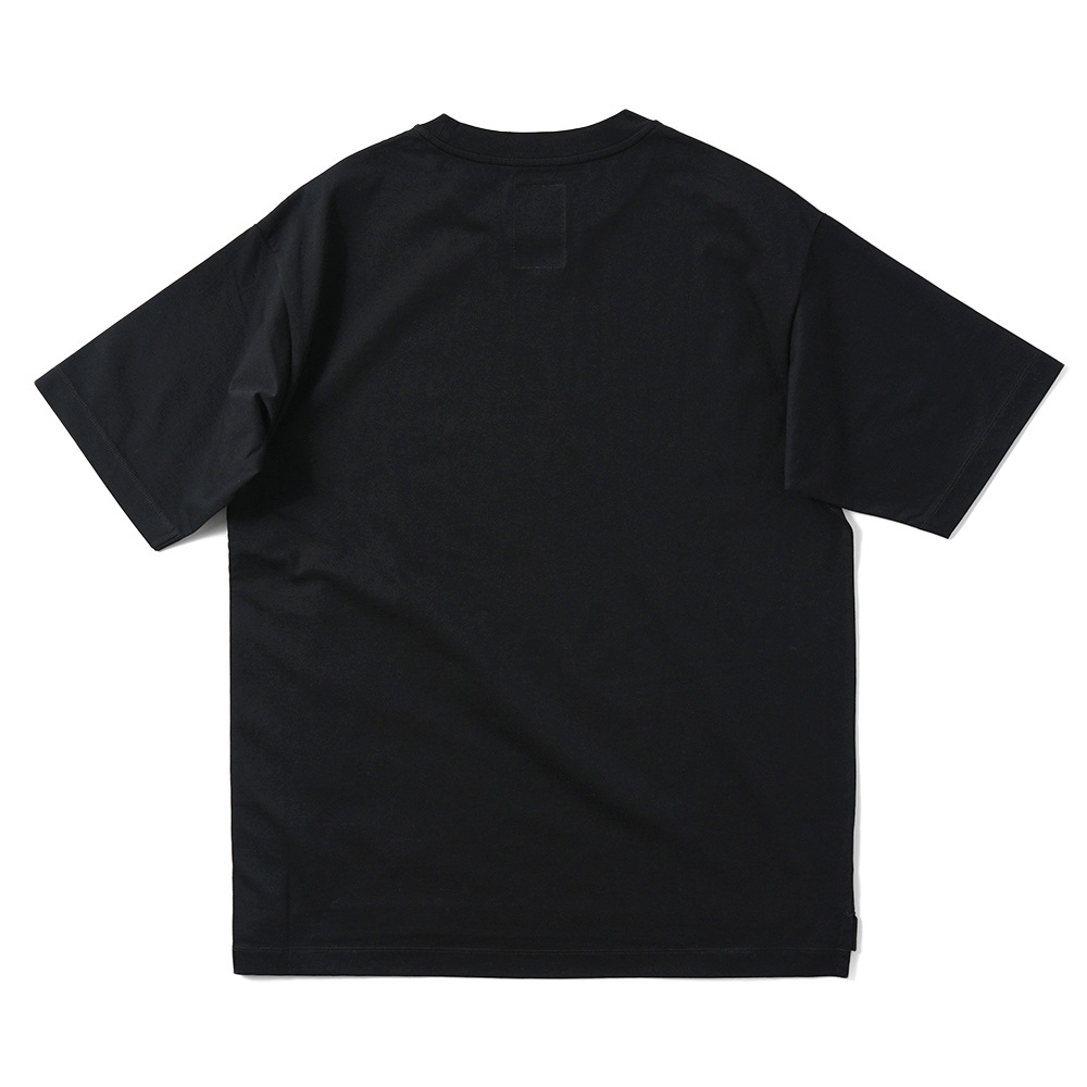 onegravity ワングラビティ オーバーサイズ サイドジップ ショートスリーブ カットソー 42-234-13-075835 BLACK