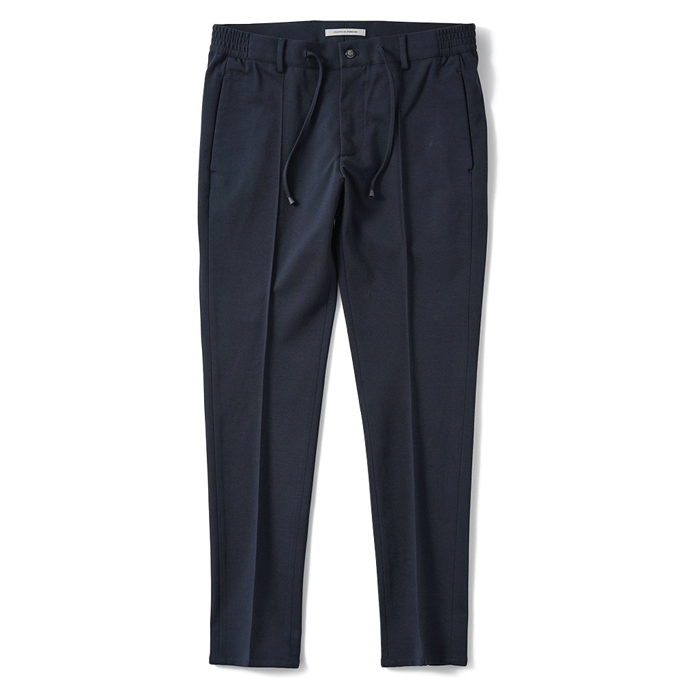 giab's ARCHIVIO ジャブスアルキヴィオ MASACCIO/M1 A5666 マサッチョ ニューウォッシャブルジャージー ドローコードパンツ NAVY