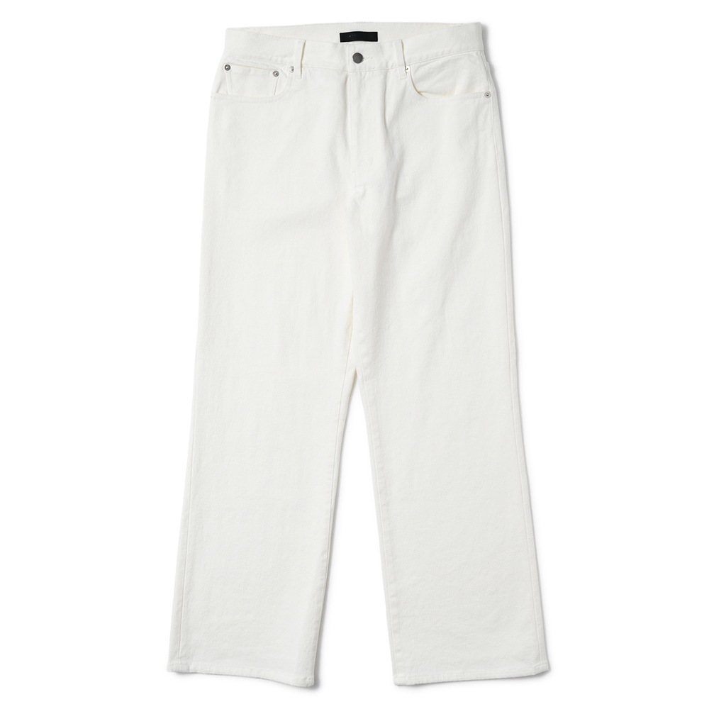 junhashimoto ジュンハシモト SEMI FLARE DENIM セミフレアデニム 1082610001 WHITE