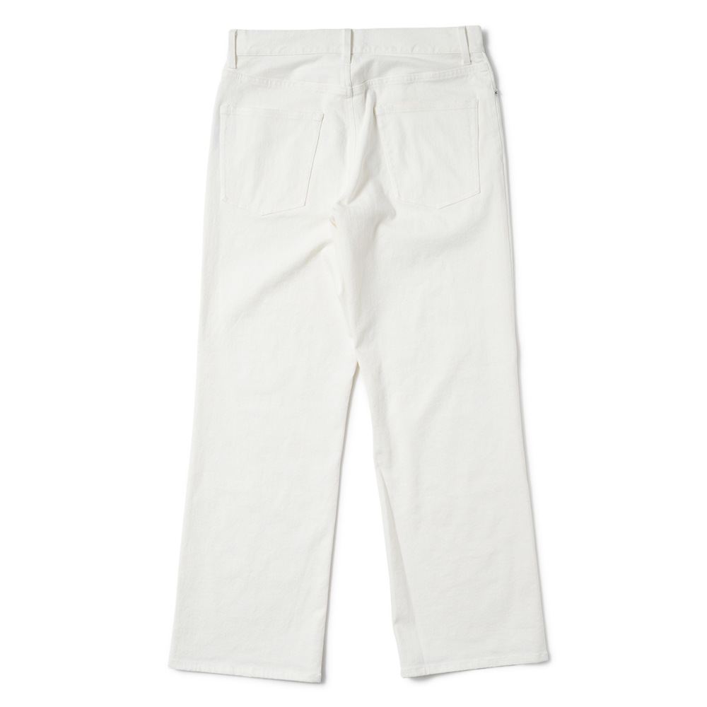 junhashimoto ジュンハシモト SEMI FLARE DENIM セミフレアデニム 1082610001 WHITE