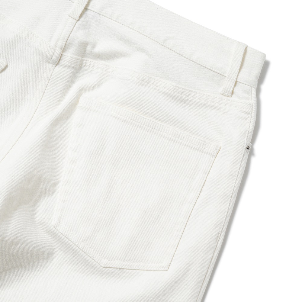 junhashimoto ジュンハシモト SEMI FLARE DENIM セミフレアデニム 1082610001 WHITE