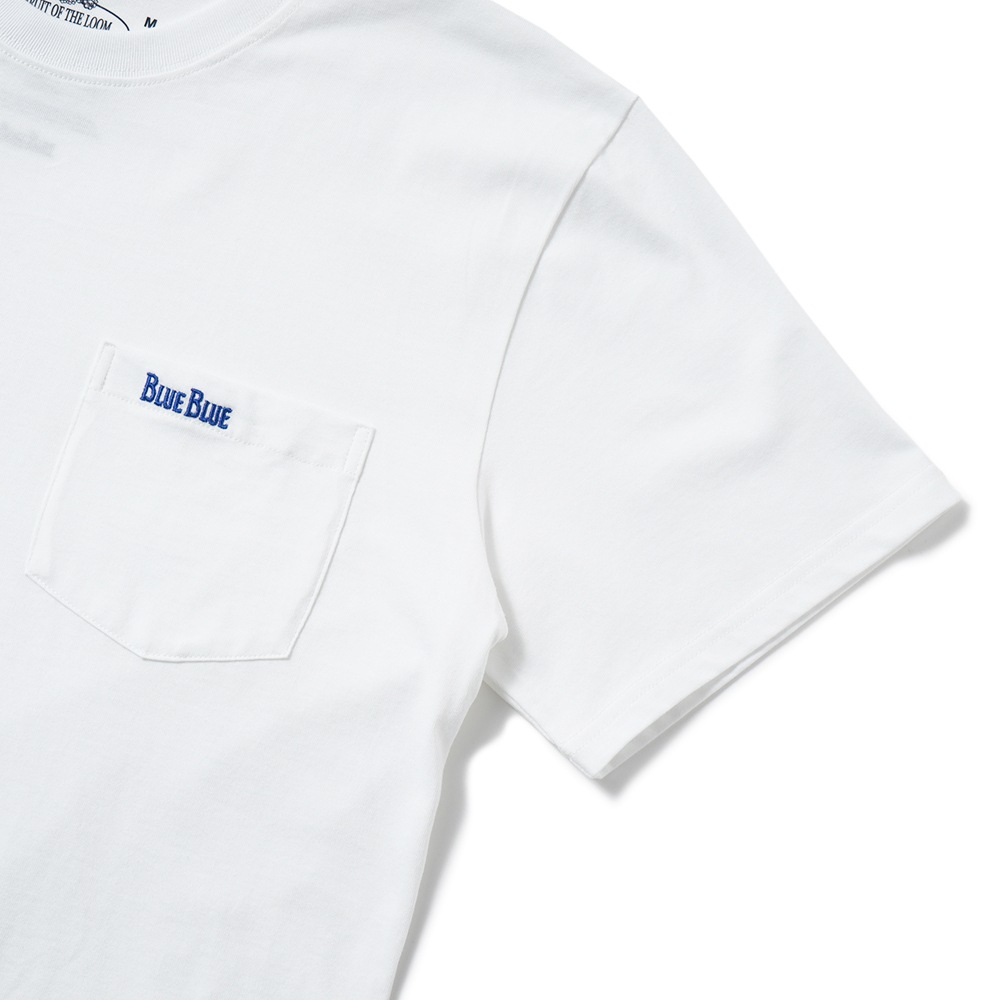 FRUIT OF THE LOOM × BLUE BLUE オーガニックコットン2パックCNポケットTシャツ26 NAVY