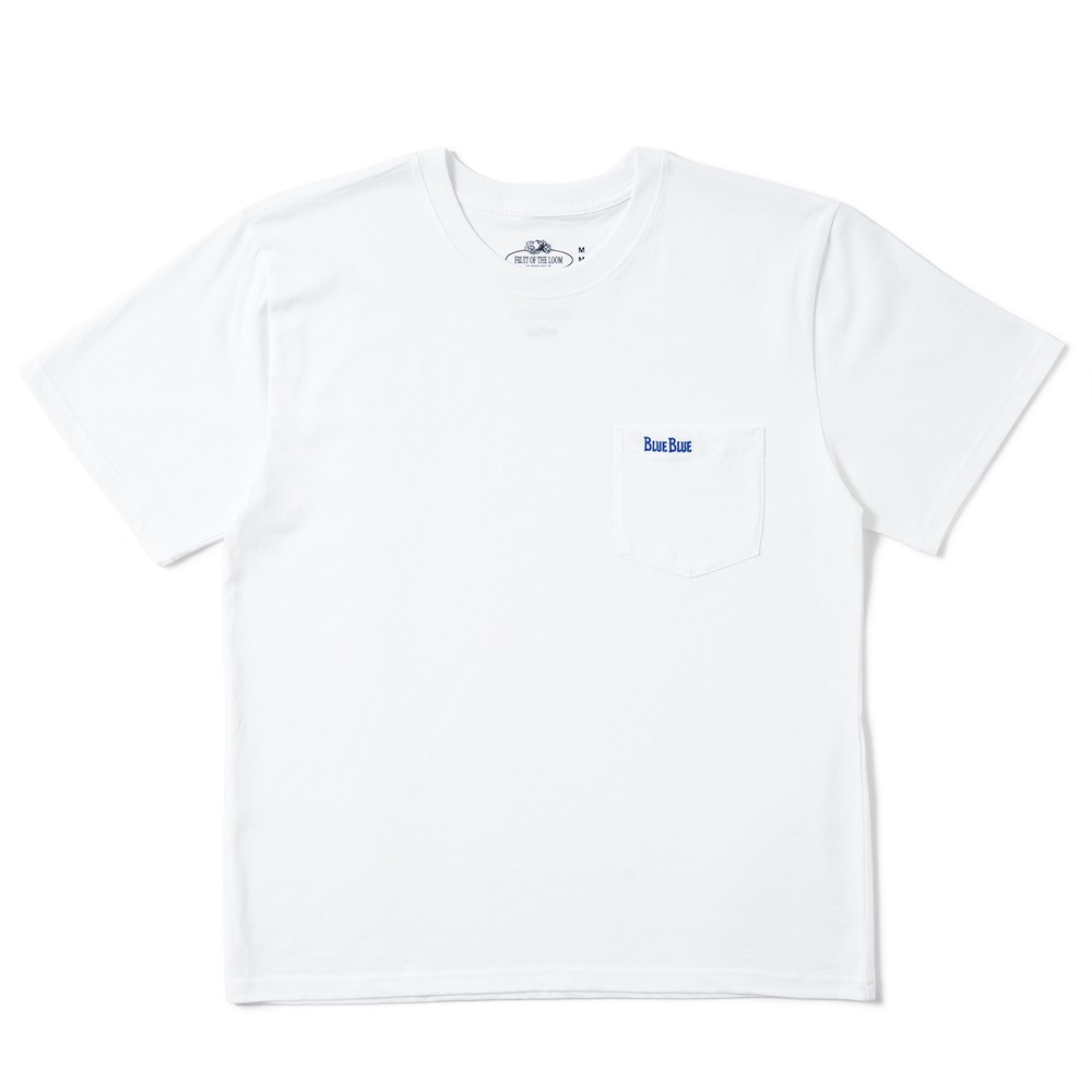 FRUIT OF THE LOOM × BLUE BLUE オーガニックコットン2パックCNポケットTシャツ26 NAVY