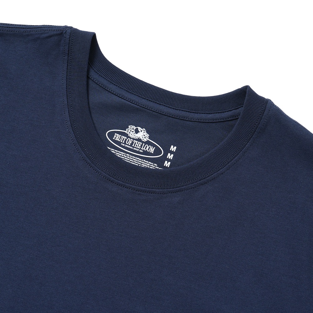 FRUIT OF THE LOOM × BLUE BLUE オーガニックコットン2パックCNポケットTシャツ26 NAVY