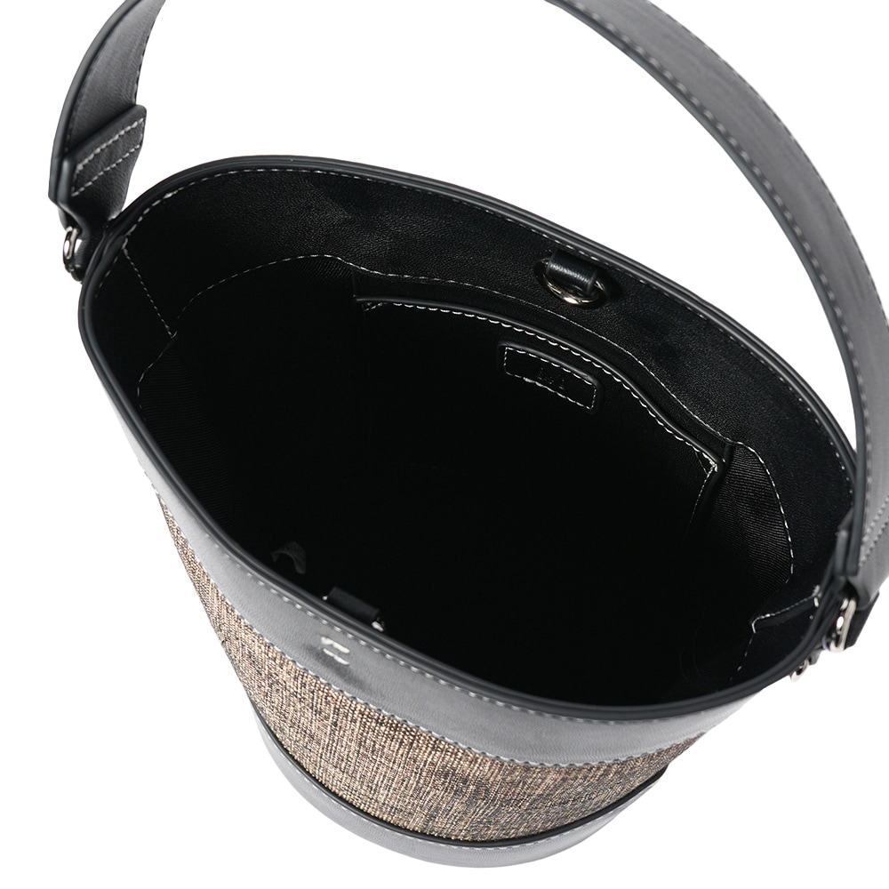 &MYUQ アンドミューク LUCIE MINI ルーシー ミニ 2WAYバッグ MIX×BLACK