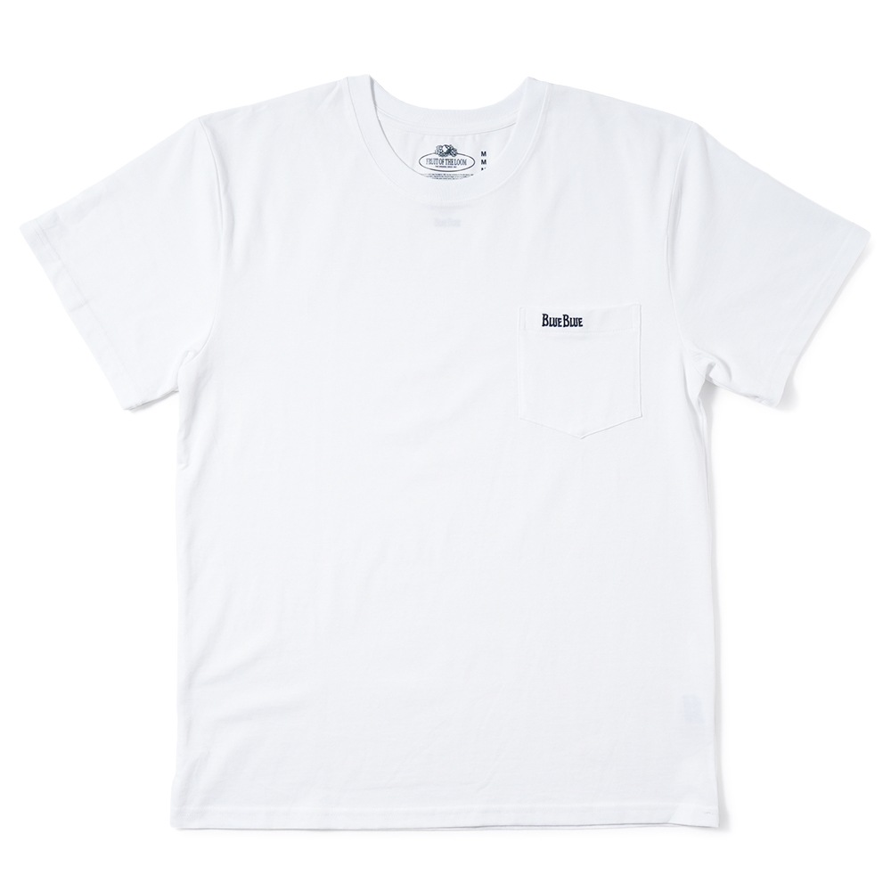 FRUIT OF THE LOOM・BLUE BLUE フルーツオブザルーム×ブルーブルー FRUIT OF THE LOOM・BLUE BLUE オーガニックコットン 2パック ポケットTシャツ/24 CHARCOAL