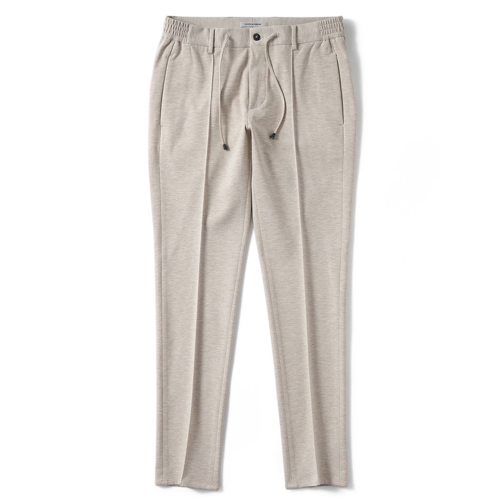 giab's ARCHIVIO ジャブスアルキヴィオ MASACCIO/M1 A5666 マサッチョ ニューウォッシャブルジャージー ドローコードパンツ BEIGE MELANGE