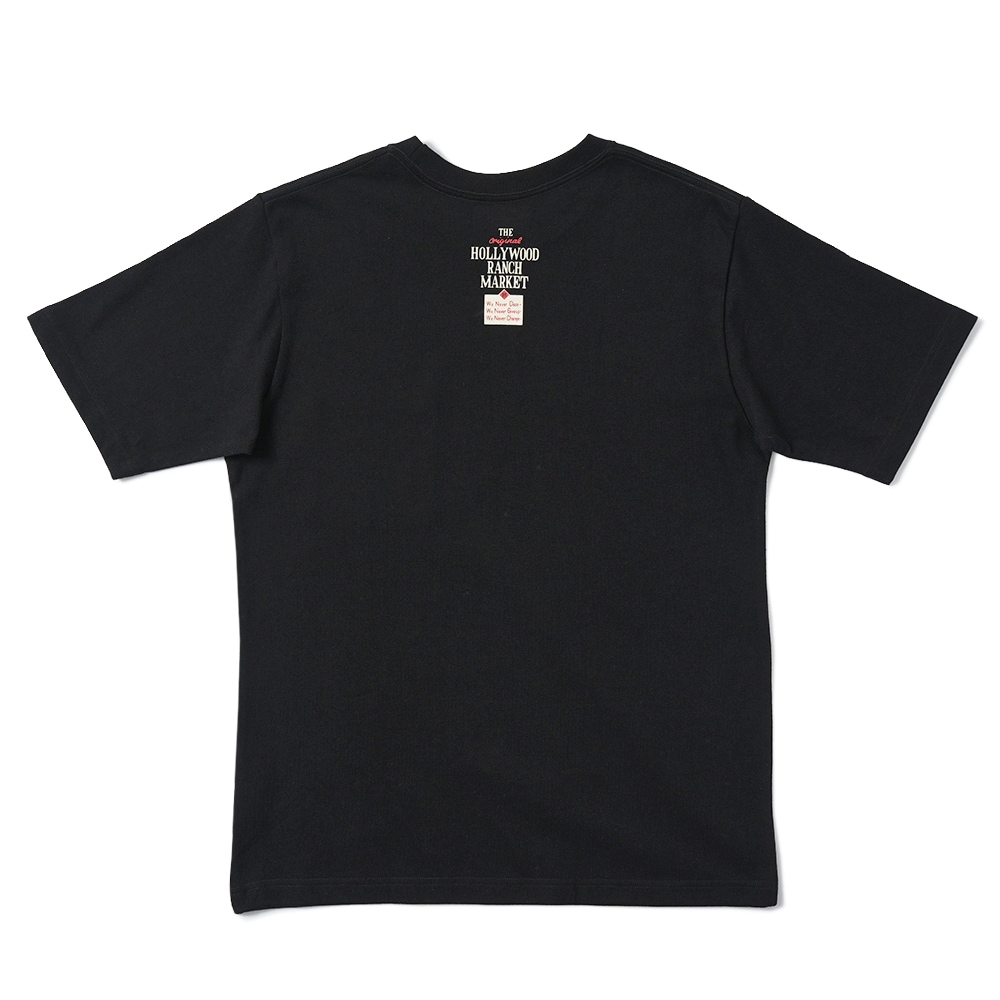 Hanes × HOLLYWOOD RANCH MARKET /EXCLUSIVEヘビーウェイトポケット 2パック Tシャツ BLACK