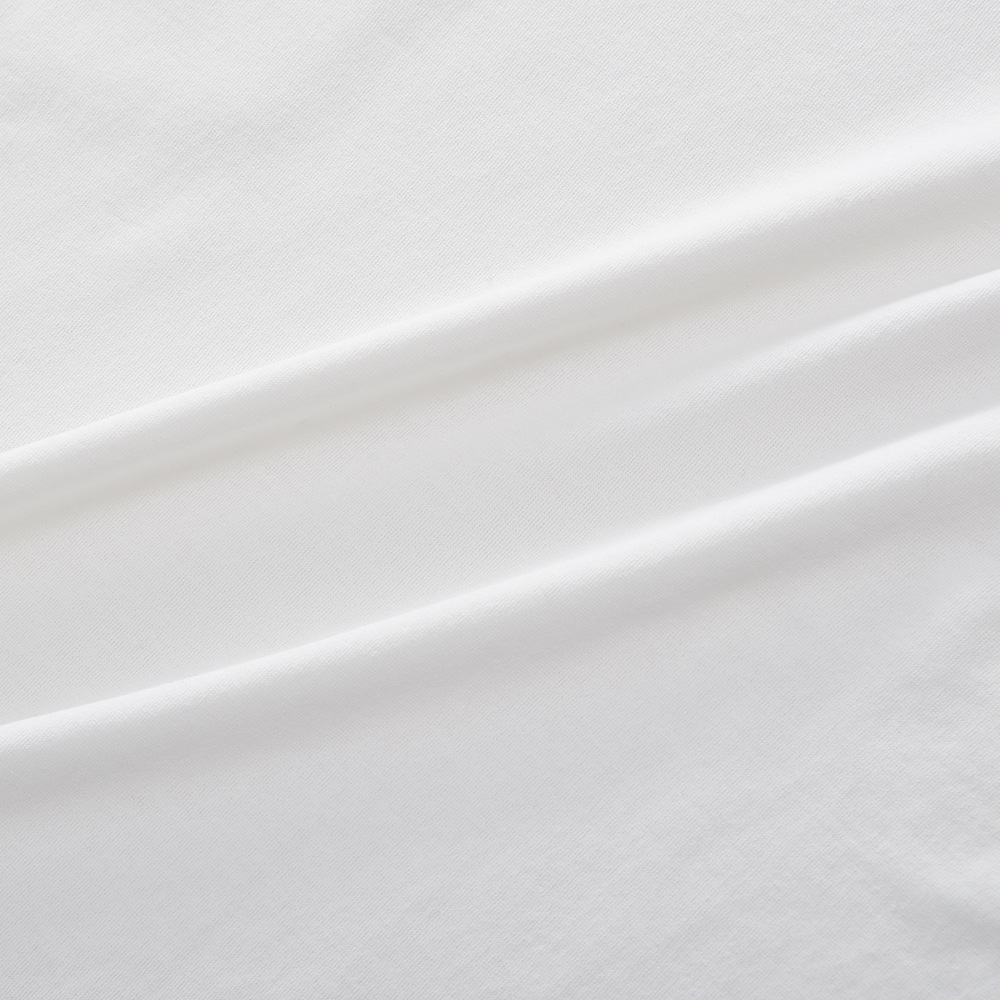 DRUMOHR ドルモア DTJ000B コットンクレープ ポケット クルーネック Tシャツ WHITE