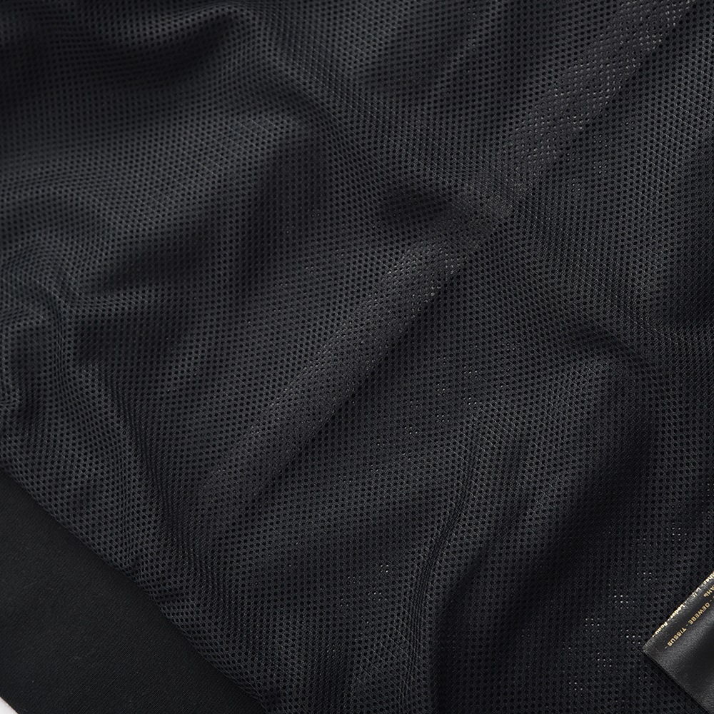 MOORER ムーレー COSIMO-REP ナッパ パンチングレザー・ナイロン フーデッド ブルゾン BLACK