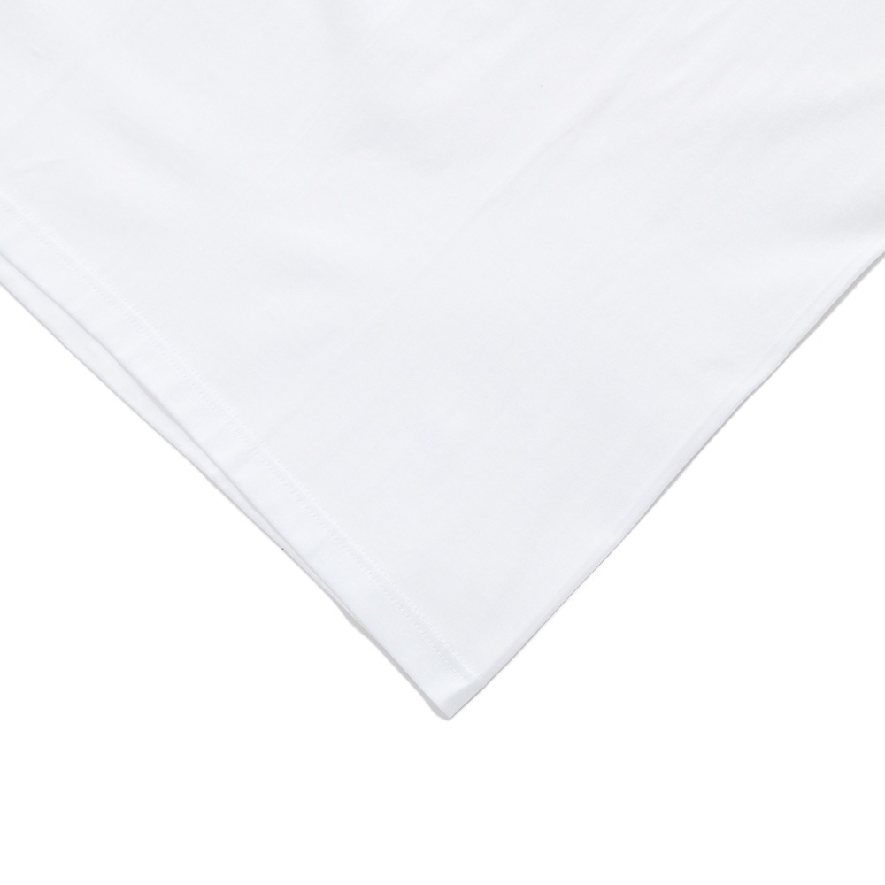 GICIPI ジチピ 261GC ANNONE アンノーネ SCOZIA 1×1 シルケットコットン クルーネックTシャツ WHITE