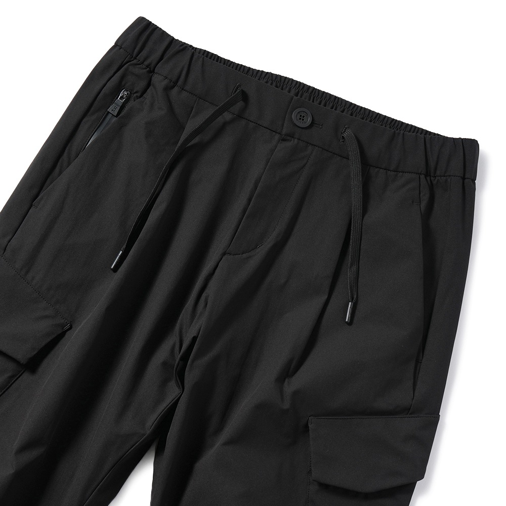 HERNO Laminar ヘルノ ラミナー ポリエステル ナチュラルストレッチ カーゴパンツ PT00007UL/12503 BLACK