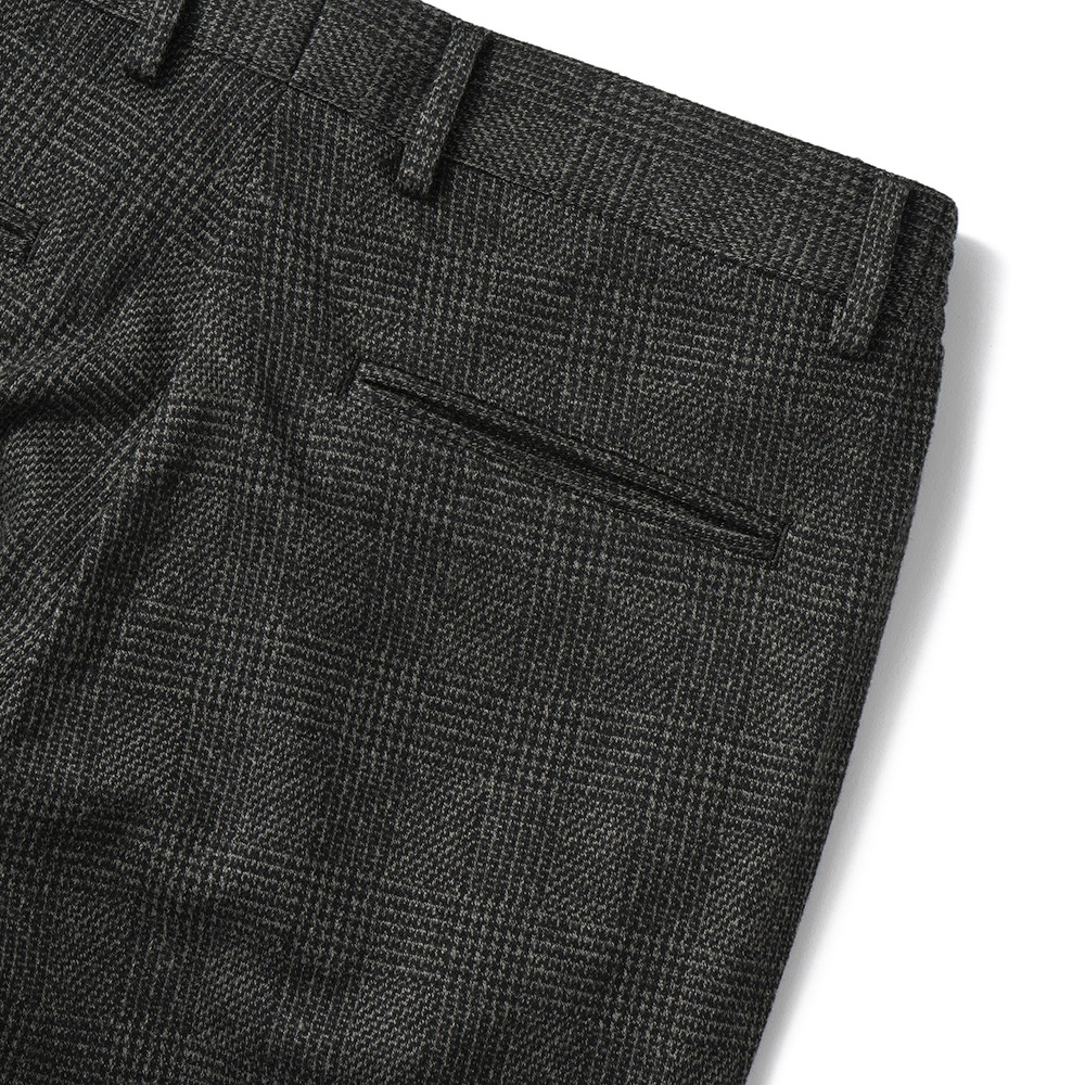 giab's ARCHIVIO ジャブスアルキヴィオ MASACCIO/M1 A5785 マサッチョ グレイン プレイド ジャージー ドローコードパンツ GREY