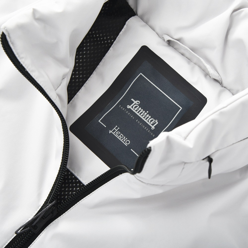 HERNO Laminar ヘルノ ラミナー GI00092UL-11106 ゴアテックス ウィンドストッパー スタンドカラー ジップアップベスト ICE