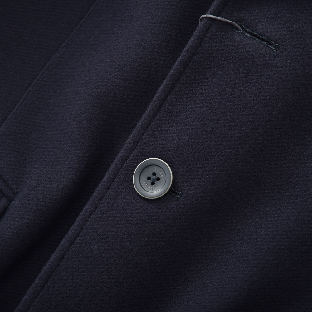 HERNO ヘルノ ウールメルトン×サーモア チェスターコート CA0045U/39601＋12020/C/O NAVY