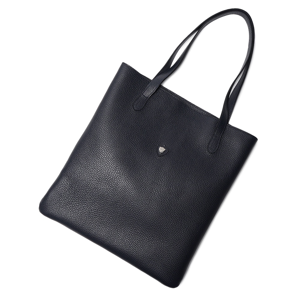 CHAMBORD SELLIER シャンボール セリエ 60824 BUSSE/LAGUN ビュッセ シュリンクレザー トートバッグ NAVY