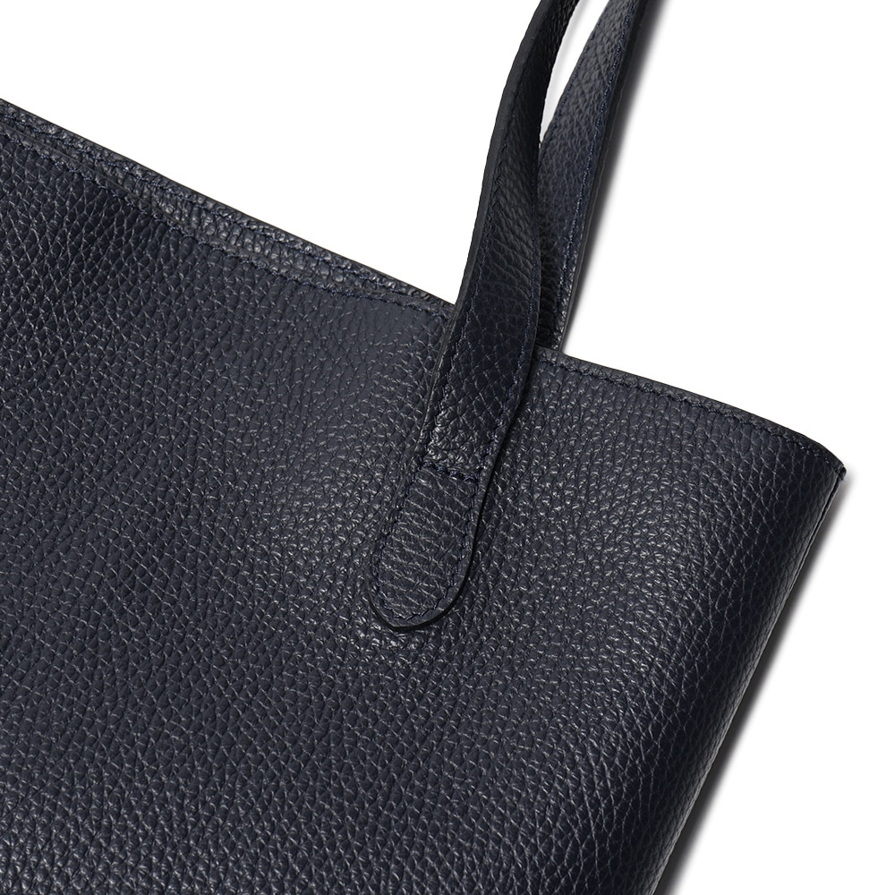 CHAMBORD SELLIER シャンボール セリエ 60824 BUSSE/LAGUN ビュッセ シュリンクレザー トートバッグ NAVY