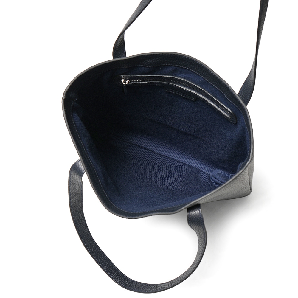 CHAMBORD SELLIER シャンボール セリエ 60824 BUSSE/LAGUN ビュッセ シュリンクレザー トートバッグ NAVY