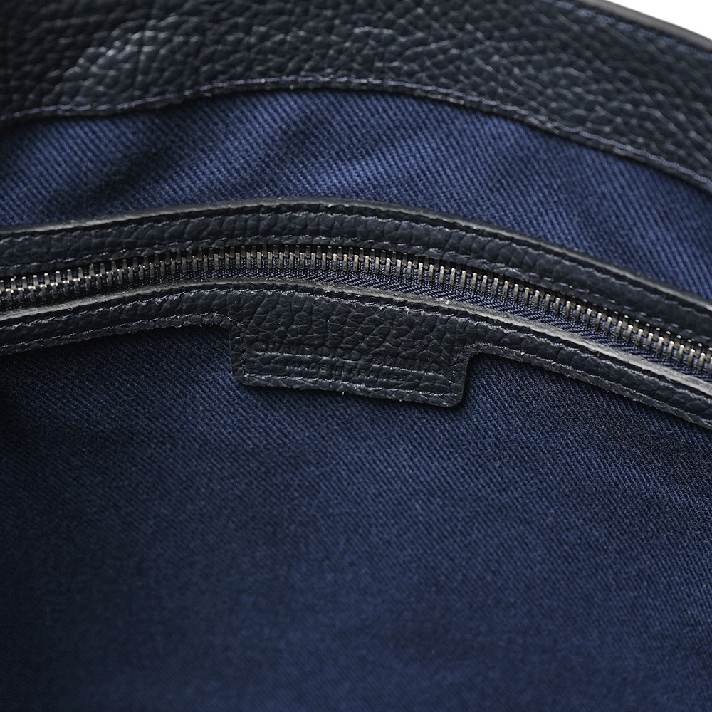CHAMBORD SELLIER シャンボール セリエ 60824 BUSSE/LAGUN ビュッセ シュリンクレザー トートバッグ NAVY