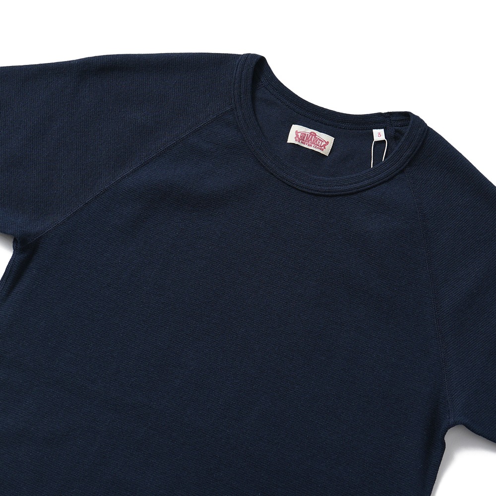 HOLLYWOOD RANCH MARKET ハリウッドランチマーケット ストレッチフライス ショートスリーブ Tシャツ 1004675 DARK NAVY