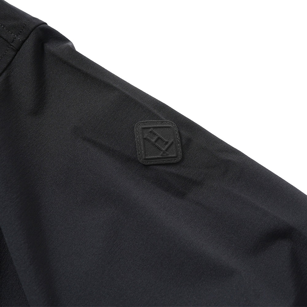 HERNO ヘルノ NYLON JERSEY ナイロンジャージ ジップアップ フーデッドパーカ JC000053U-12588S BLACK