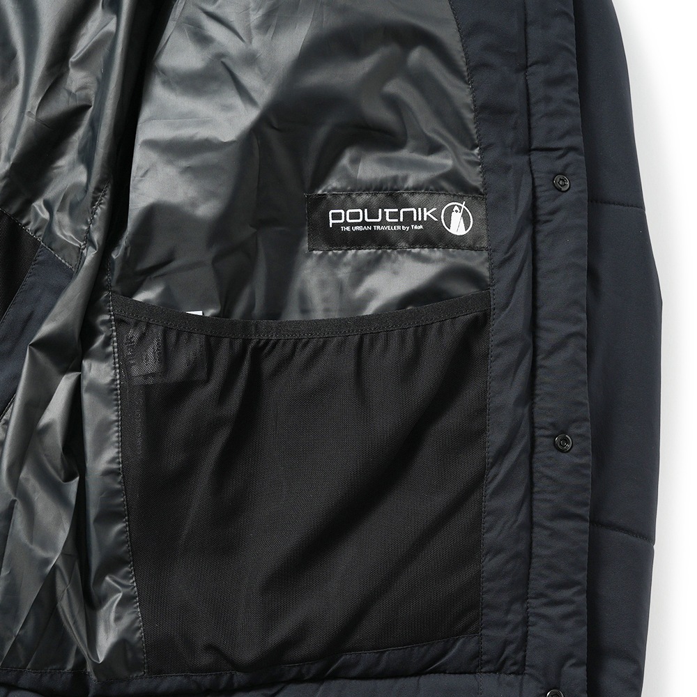POUTNIK THE URBAN TRAVELER BY TILAK ポートニック ティラック PYGMY JACKET ピグミージャケット BLACK