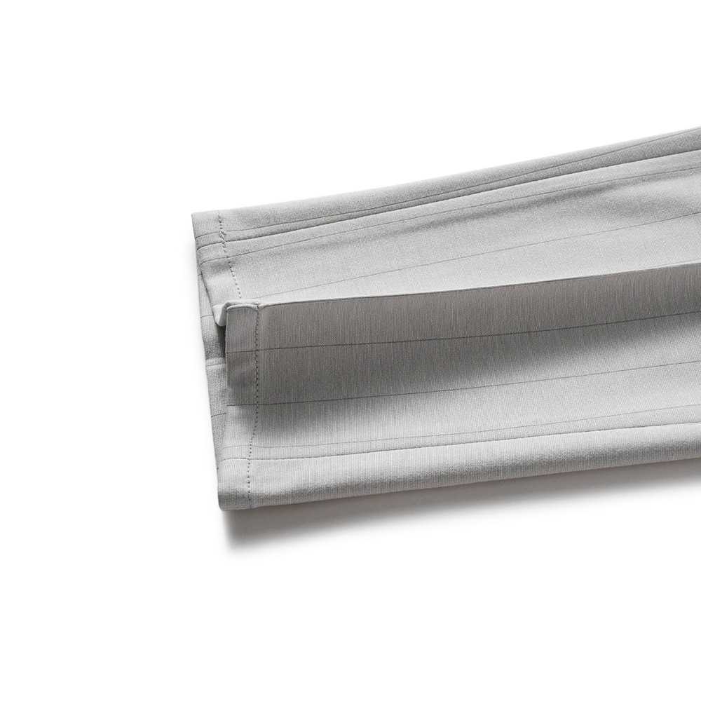 giab's ARCHIVIO ジャブスアルキヴィオ MASACCIO/M1 A3719 マサッチョ ペンシルストライプジャージー ドローコードパンツ LIGHT GREY