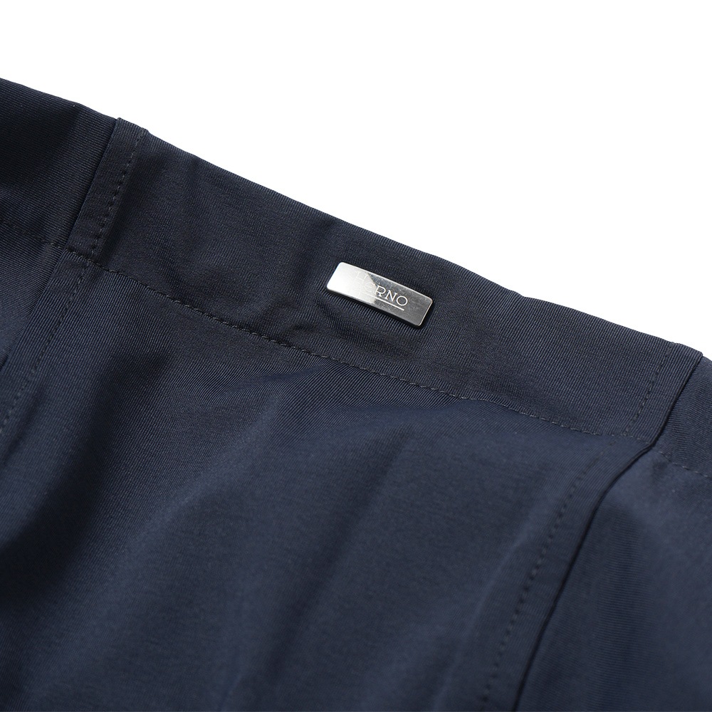 HERNO ヘルノ NYLON JERSEY ナイロンジャージ ジップアップ フーデッドパーカ JC000053U-12588S NAVY