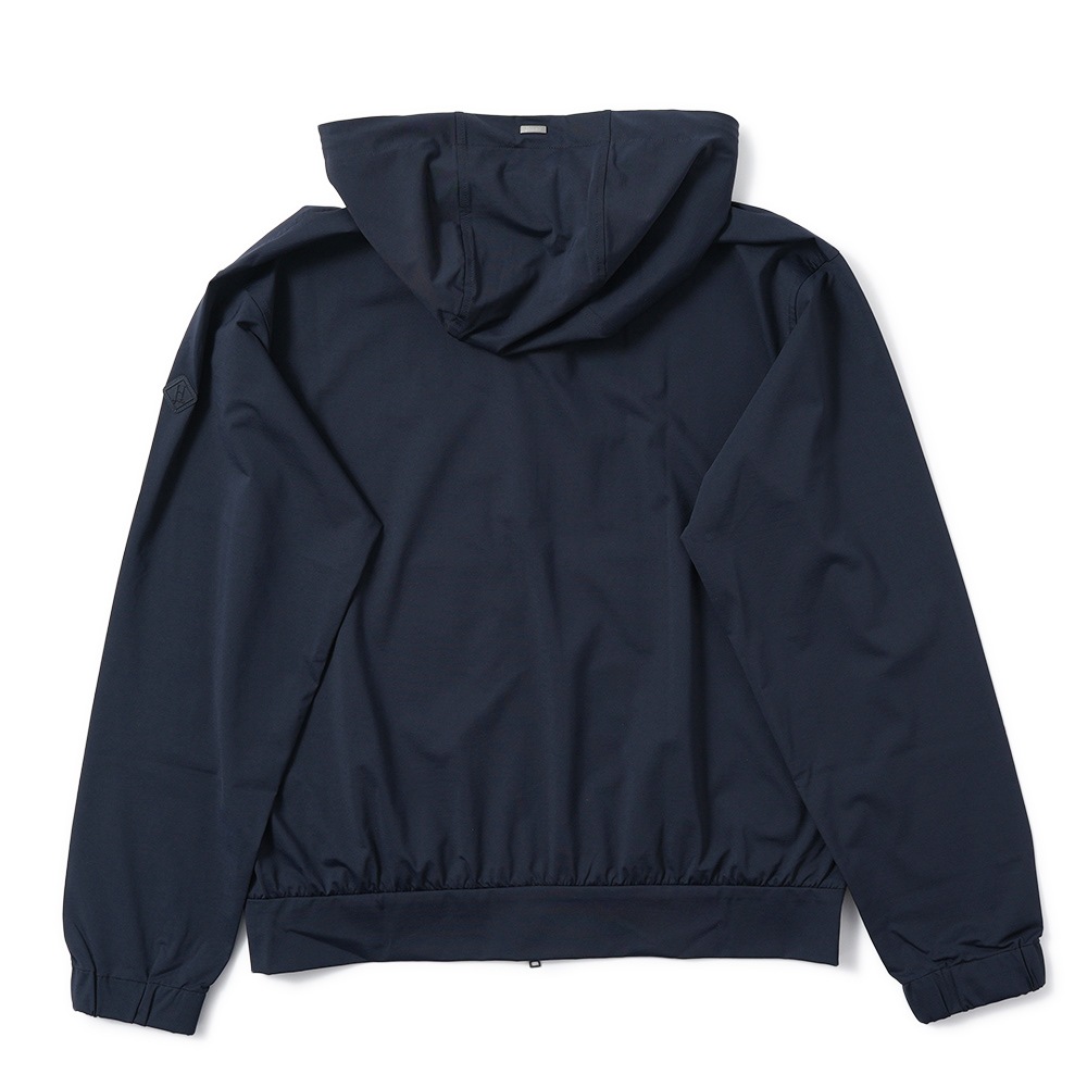HERNO ヘルノ NYLON JERSEY ナイロンジャージ ジップアップ フーデッドパーカ JC000053U-12588S NAVY