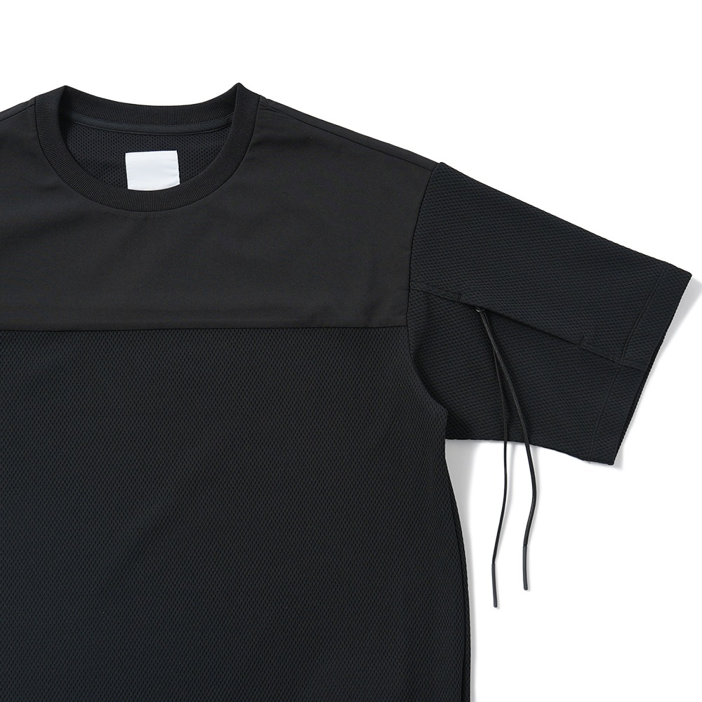 onegravity ワングラヴィティ スリーブポケット カットソー 61-234-13-040011 BLACK